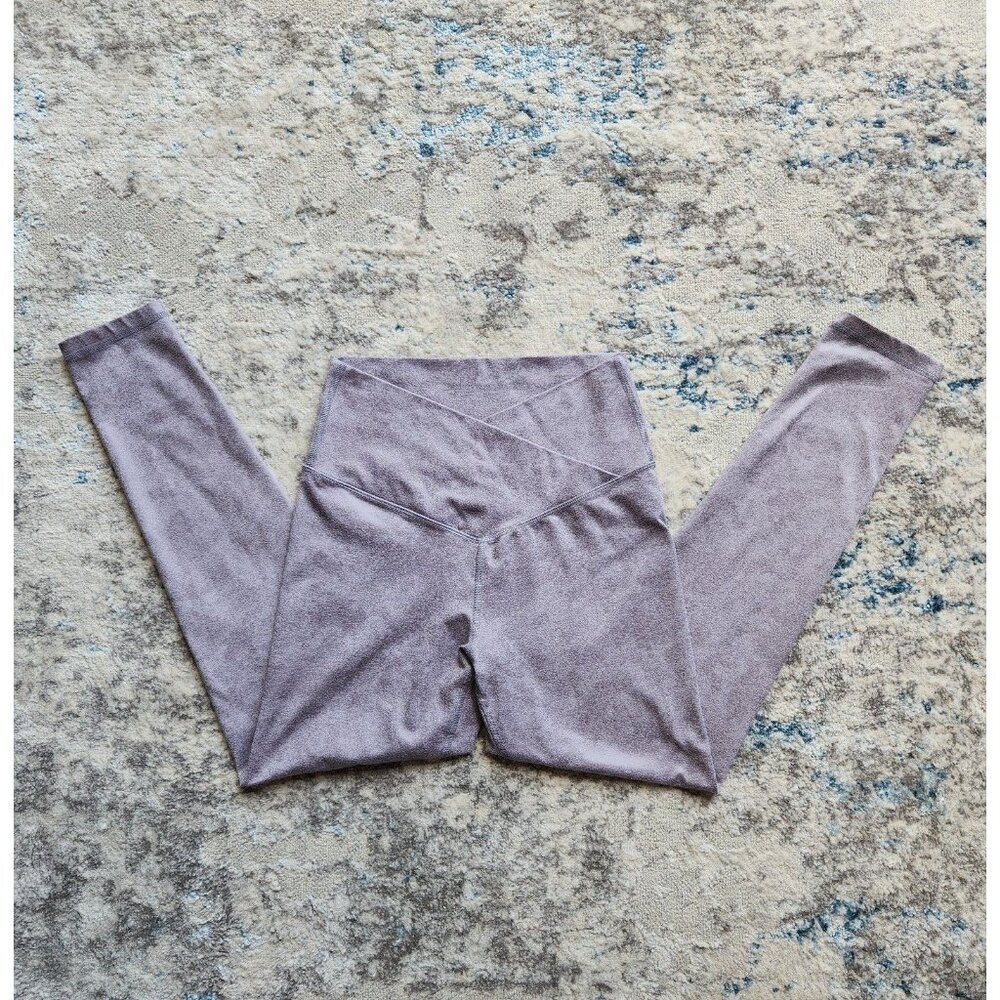 Offline by Aerie‎ Women's Size Medium Purple Textured Athletic Workout Leggings